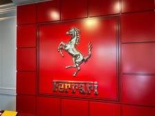 Ferrari Emblem in Sandcast