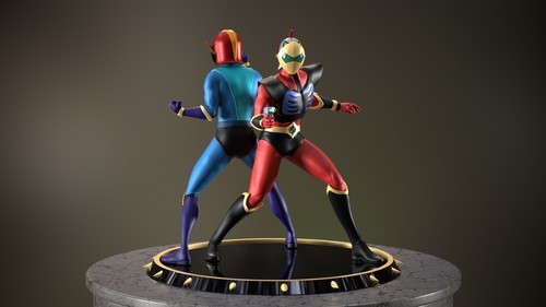 Fan art action - art,