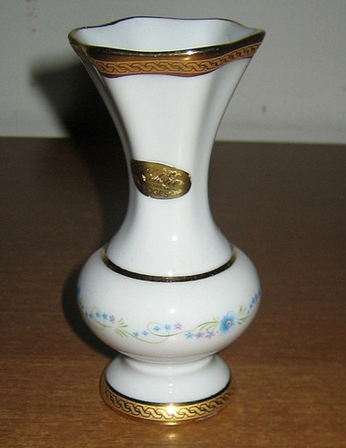 Vaso miniatura limoges - vaso,