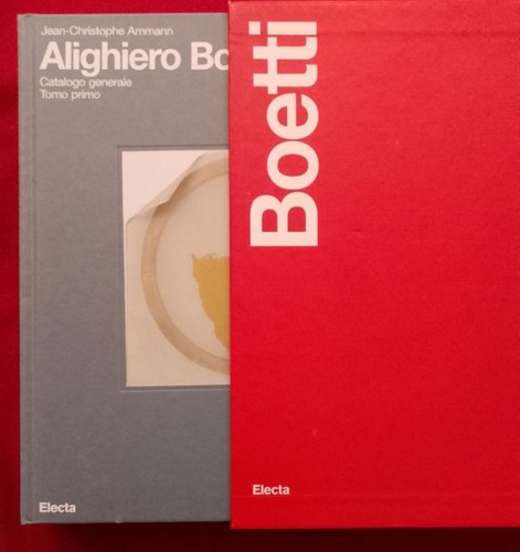 Alighiero boetti catalogo - alighiero,
