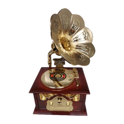 Music box stile grammofono - , con
