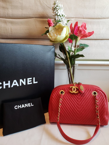 Borsa tracolla chanel rossa - borsa,