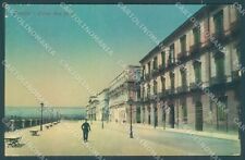 Taranto Città Corso Due Mari PIEGA ANGOLO cartolina JK4687
