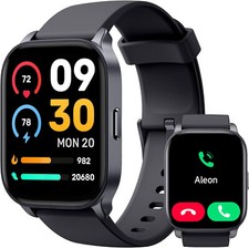 Smartwatch Uomo con Funzione Telefono Orologio da Polso per iPhone Samsung Huawei Sony