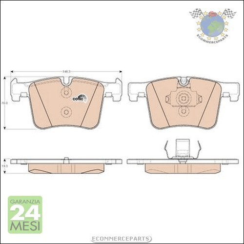 Kit pastiglie freno trw - pastiglie,