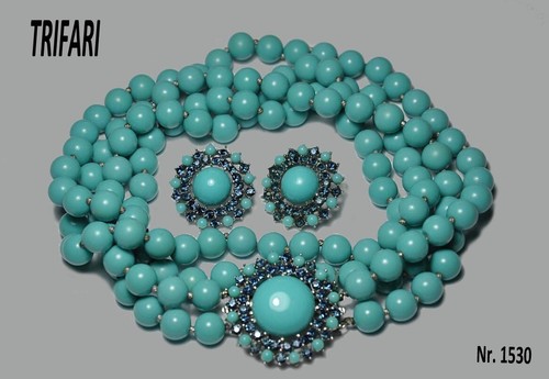 Trifari parure collana - parure,