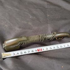 Antico set da scrittura giapponese Yatate portatile calamaio e porta pennelli bronzo, 4