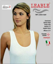 3 Canotta Spalla Larga Cotone