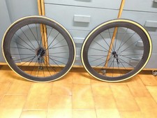 Ruote Whellset Carbon Road Bike Tubular Wheelset Shimano/SRAM Hub 11-12 speed HG