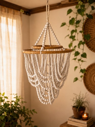 Lampadario lungo boemia - lampadario,