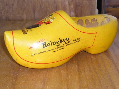 Scarpa vintage legno birra - scarpa,