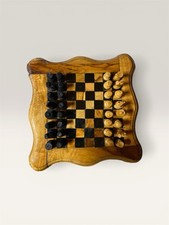 Scacchiera in legno d’ulivo