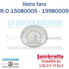 Vetro Faro Lambretta LI