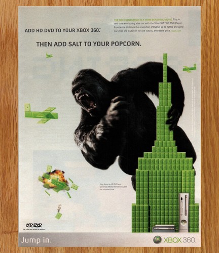 Xbox 360 king kong dvd - 360,