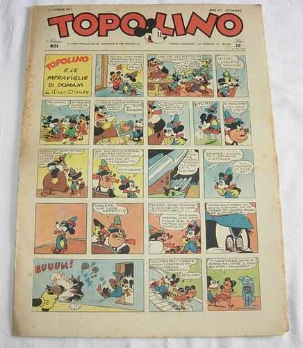 Topolino giornale 621 ed - giornale, n.621