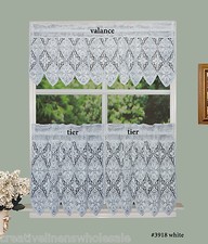 Tenda da cucina bianca in