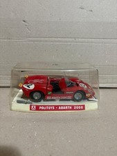 Abarth 2000 politoys scala 1.25 no burago politoys mebetoys