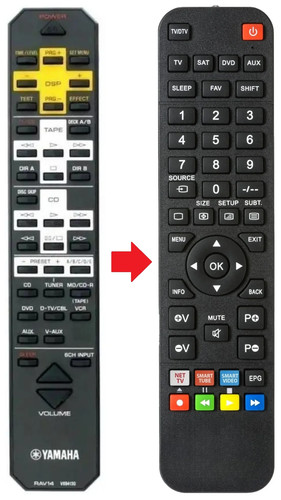 Telecomando adatto per - , yamaha