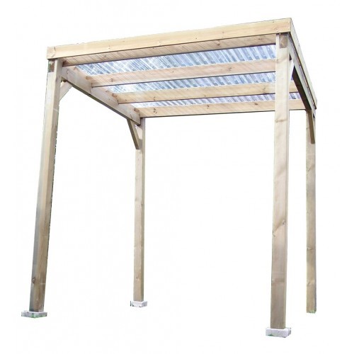 Pergola legno 2x2 - legno,