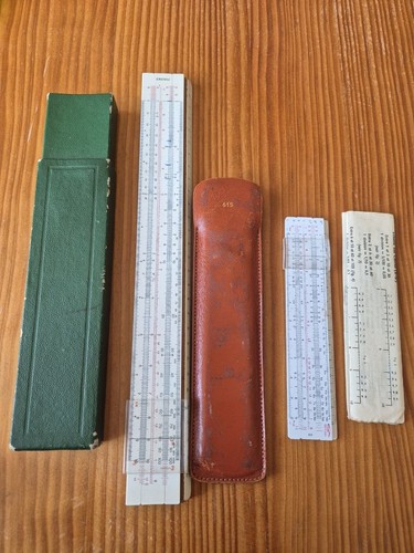 Vintage slide rule - vintage, lot