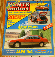 GENTE MOTORI MENSILE DI AUTOMOBILISMO OTTOBRE 1987