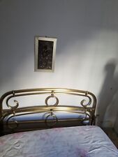 Testate letto matrimoniale con sbarre di collegamento