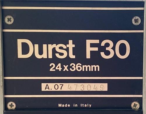 Ingranditore durst 24x36 - f, 30