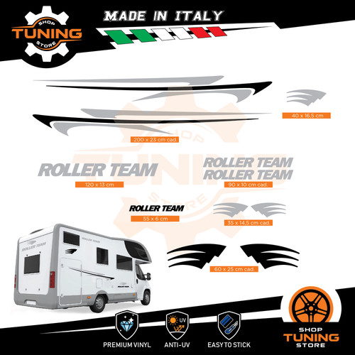 Kit adesivi camper roller team - kit, roller-team