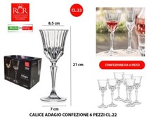 Set 6 Calici Adagio Capacità