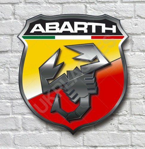 Abarth 2ft garage insegna - garage,