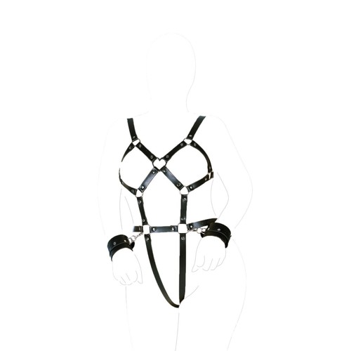Body donna sexy pelle - , pu