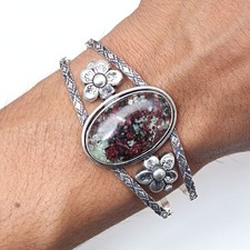 Bracciali braccialetti gioielli fatti a mano con pietre preziose diaspro...