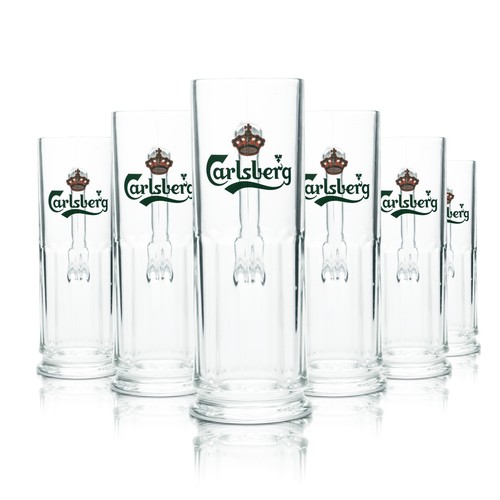 Bicchieri birra carlsberg - birra,