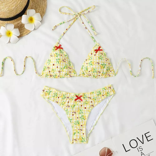 Bikini giallo fantasia con - fantasia,