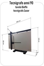 Tecnigrafo anni '90 Zucor  con Tavolo Bieffe