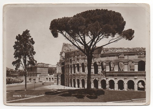 Roma colosseo viaggiata - -,