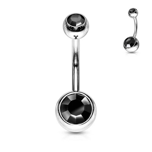 Piercing ombelico argento - piercing,
