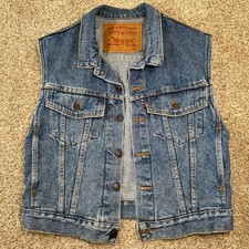Gilet camionista denim vintage