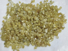 Lotto diamanti grezzi sfusi diamantati grezzi non tagliati giallo naturale...