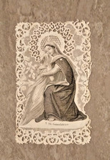 1174) SANTINO VERGINE SS. CONSOLATRICE. MERLETTATO