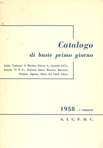 Catalogo buste primo giorno - catalogo,