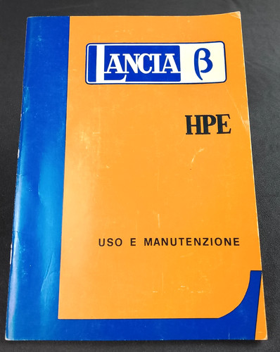 Lancia beta hpe manuale - lancia,