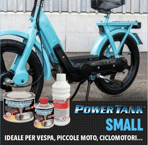 Power tank bianco - power, trattamento