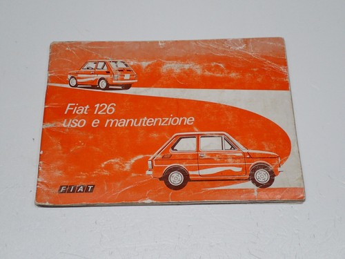 Fiat 126 libretto uso - fiat,