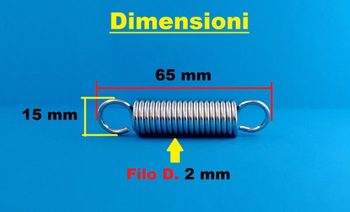 Molla cilindrica trazione - cilindrica, a