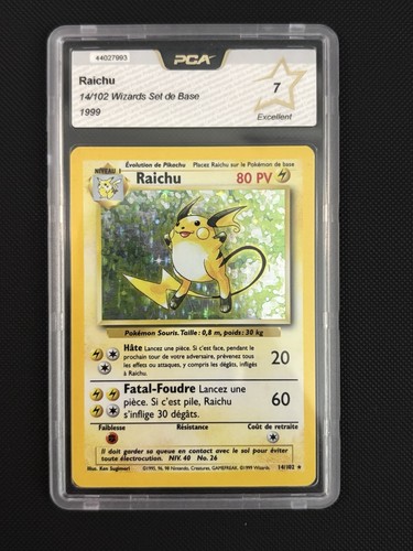 Carte pokémon raichu holo - pokémon,