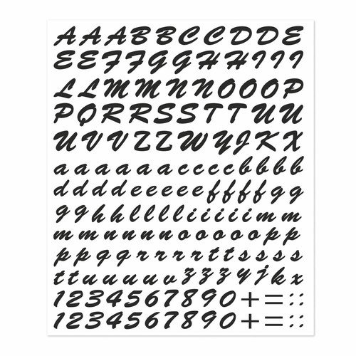 Kit lettere adesive - kit,
