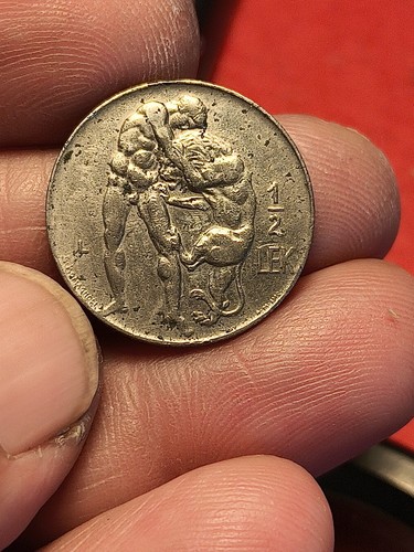 Albania moneta lek - 1/2, 1931