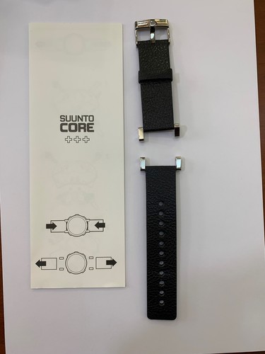 Cinturino orologio pelle nero - pelle,