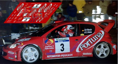 Decals peugeot 206 - peugeot, rally
